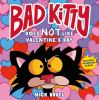 Book cover for "Bad Kitty does not like Valentine's Day".