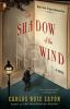 Book cover for "The shadow of the wind"