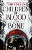 Book cover for "Children of blood and bone"